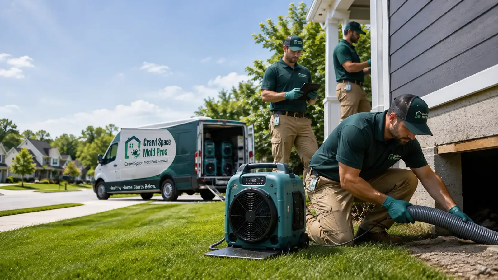 Crawl Space Mold Removal in Thebes, IL